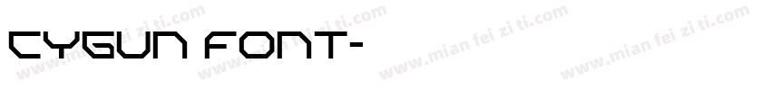 CYGUN font字体转换